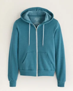 Pendleton WOMEN'S HARDING GRAPHIC ZIP HOODIE DEEP TEAL HEATHER New