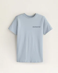Pendleton WOMEN'S ICONIC GRAPHIC TEE BLUE FOG Fashion
