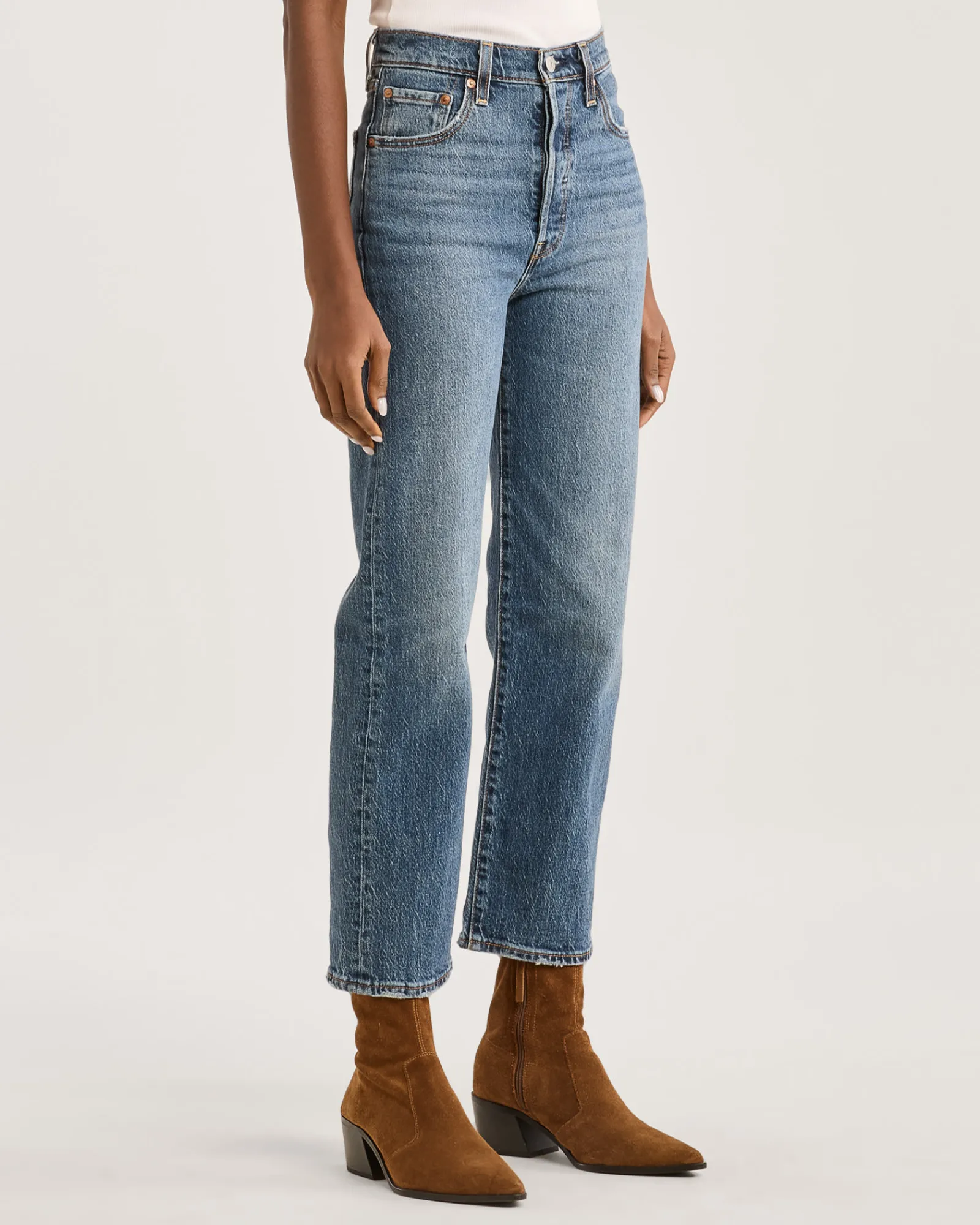 Pendleton WOMEN'S LEVI'S RIBCAGE STRAIGHT ANKLE JEANS 27 Sale