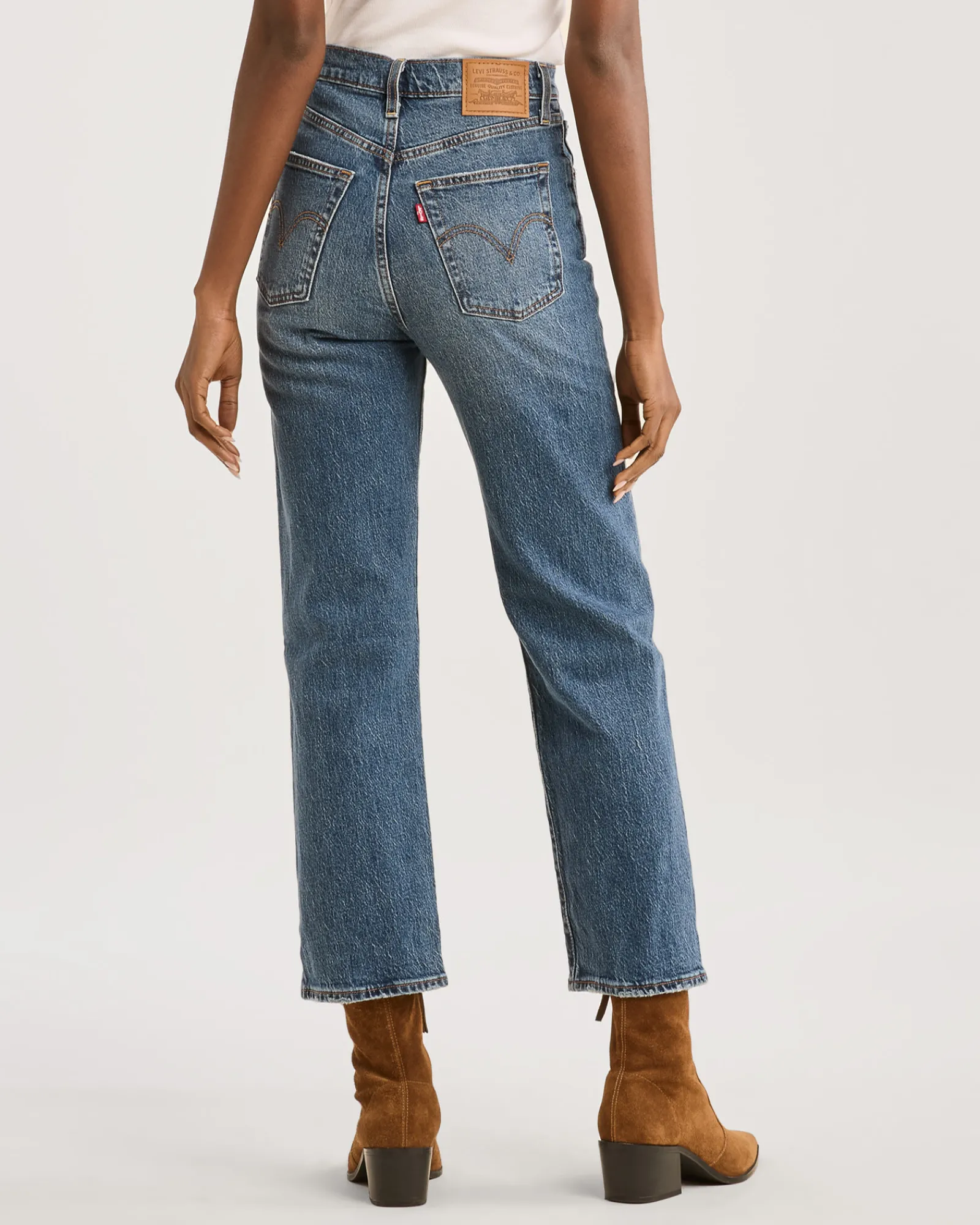 Pendleton WOMEN'S LEVI'S RIBCAGE STRAIGHT ANKLE JEANS 27 Sale