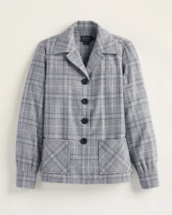 Pendleton WOMEN'S LIMITED EDITION '49ER JACKET GREY WINDOWPANE New
