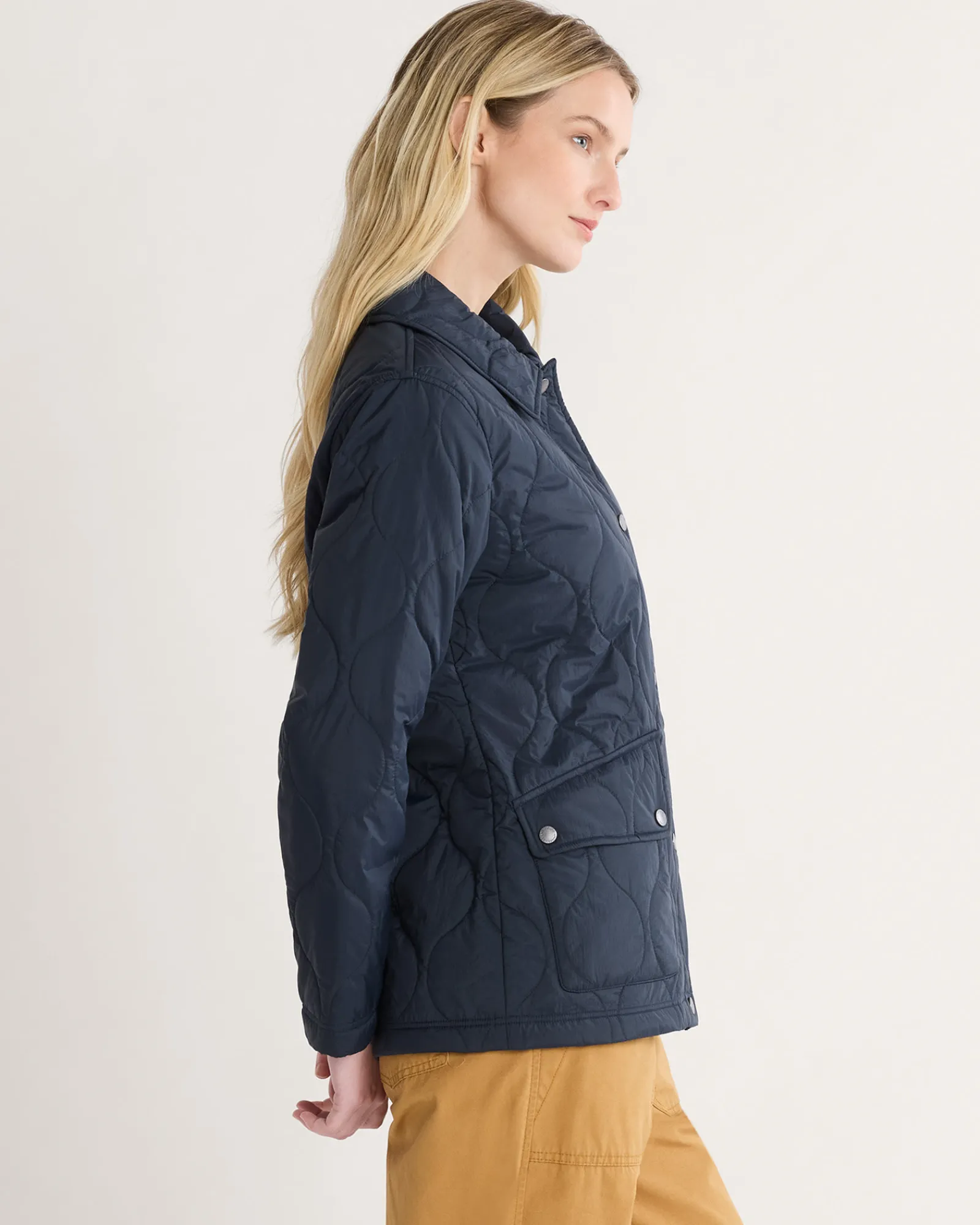 Pendleton WOMEN'S MARIGOLD CRINKLE QUILTED BARN COAT MIDNIGHT Online