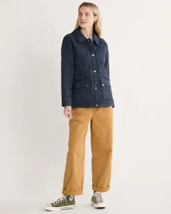 Pendleton WOMEN'S MARIGOLD CRINKLE QUILTED BARN COAT MIDNIGHT Online