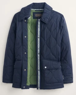 Pendleton WOMEN'S MARIGOLD CRINKLE QUILTED BARN COAT MIDNIGHT Online
