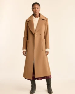 Pendleton WOMEN'S NOB HILL WOOL WRAP COAT CAMEL New