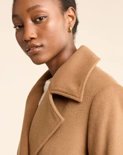 Pendleton WOMEN'S NOB HILL WOOL WRAP COAT CAMEL New