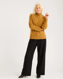 Pendleton WOMEN'S OVERSIZED MOCKNECK PULLOVER BROWN SUGAR Fashion