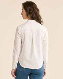 Pendleton WOMEN'S OXFORD TUXEDO SHIRT WHITE Fashion