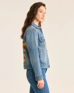 Pendleton WOMEN'S DENIM/WOOL JEAN JACKET PASCO Discount