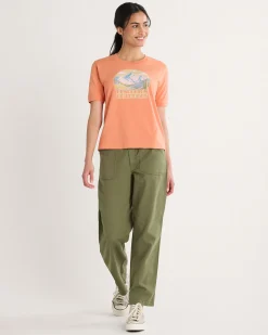Pendleton WOMEN'S RETRO GRAPHIC TEE DUSTY ORANGE New