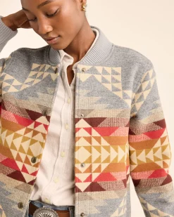 Pendleton WOMEN'S SMITH ROCK WOOL BOMBER GREY Online