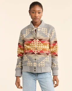 Pendleton WOMEN'S SMITH ROCK WOOL BOMBER GREY Online