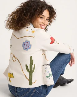 Pendleton WOMEN'S SOUVENIR CARDIGAN OATMEAL MULTI Online