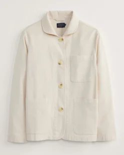 Pendleton WOMEN'S UTILITY COTTON/LINEN CHORE JACKET BONE Outlet