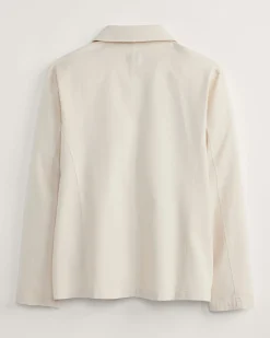 Pendleton WOMEN'S UTILITY COTTON/LINEN CHORE JACKET BONE Outlet