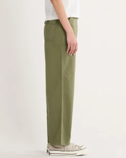 Pendleton WOMEN'S UTILITY COTTON/LINEN PANTS KHAKI GREEN Online