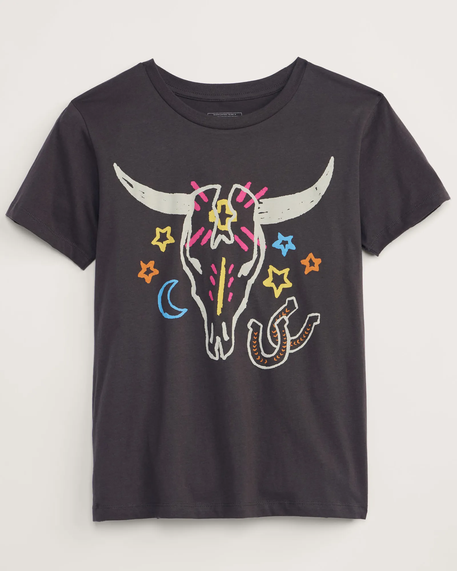 Pendleton WOMEN'S WESTERN SKULL GRAPHIC TEE VINTAGE BLACK Hot