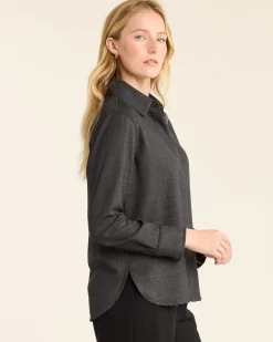 Pendleton WOMEN'S WORSTED WOOL SHIRT BLACK Sale