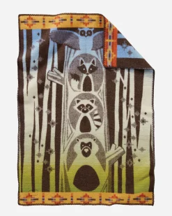 Pendleton WOODLAND NEIGHBORS CRIB BLANKET ONE SIZE Fashion