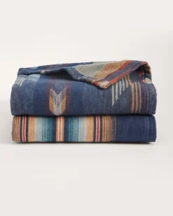 Pendleton WYETH FALLS/STRIPE ORGANIC COTTON THROW GIFT PACK ONE SIZE Outlet