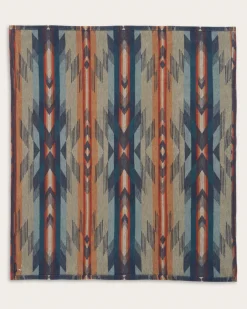 Pendleton WYETH FALLS/STRIPE ORGANIC COTTON THROW GIFT PACK ONE SIZE Outlet