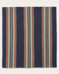 Pendleton WYETH FALLS/STRIPE ORGANIC COTTON THROW GIFT PACK ONE SIZE Outlet