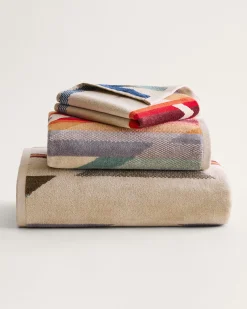 Pendleton WYETH TRAIL TOWEL COLLECTION TAN MULTI Discount