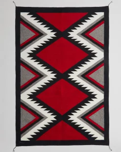 Pendleton ZAPOTEC DIAMOND RUG RED/BLACK Clearance