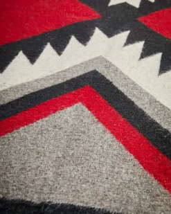 Pendleton ZAPOTEC DIAMOND RUG RED/BLACK Clearance