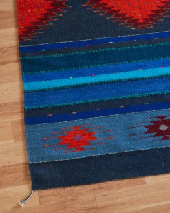 Pendleton ZAPOTEC MIDNIGHT RUG BLUE/ORANGE Outlet